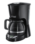 Textures Plus kaffemaskine - sort - Russell Hobbs